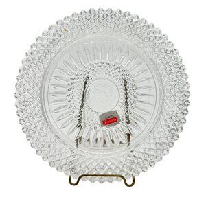 Vintage Fostoria American Lead Crystal AVON 92nd Anniversary 8 inch Plate